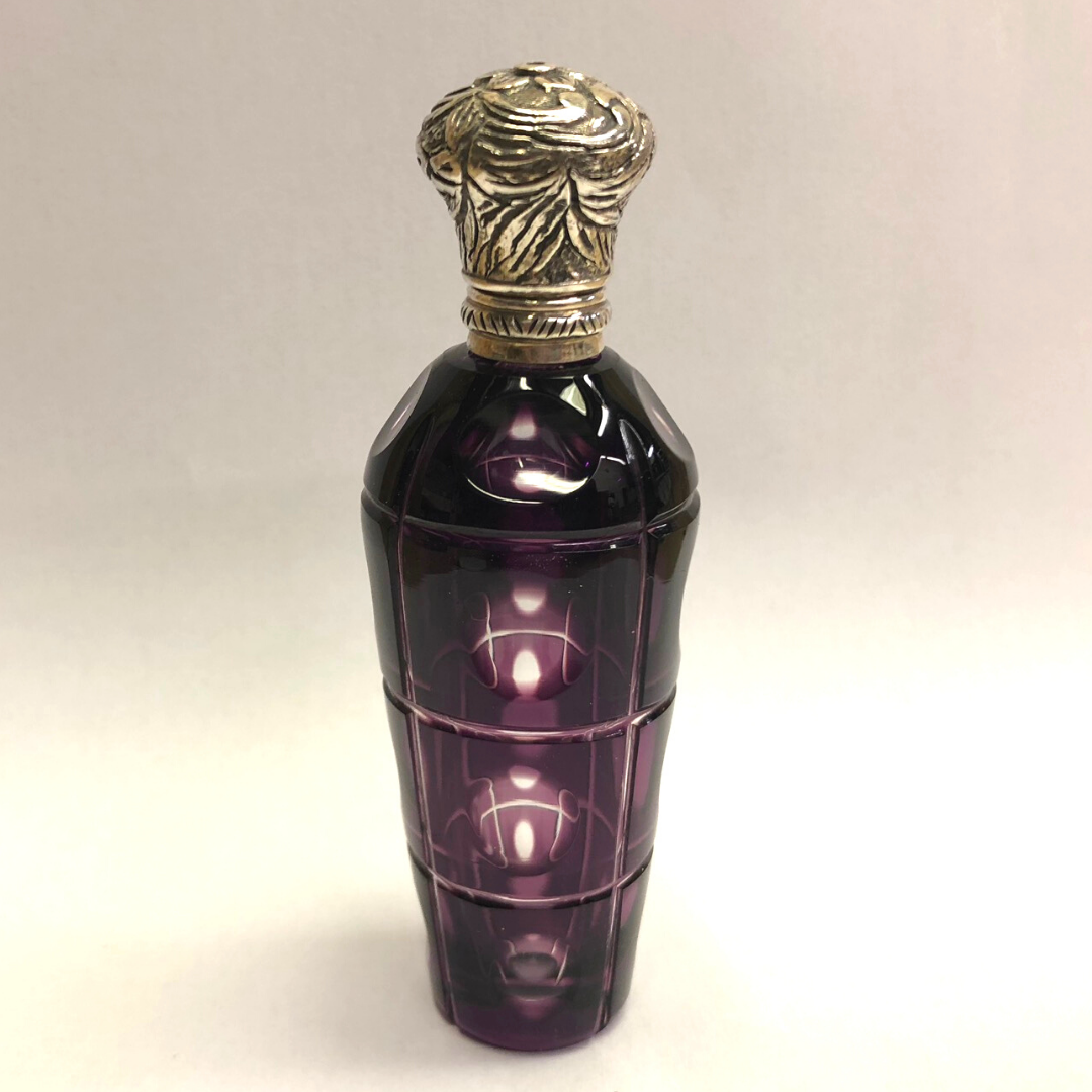 amethyst perfume bottle